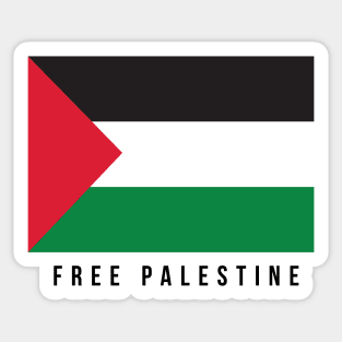 Free Palestine Flag Sticker